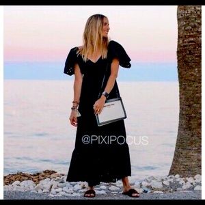 NWT Zara Crochet Maxi Dress